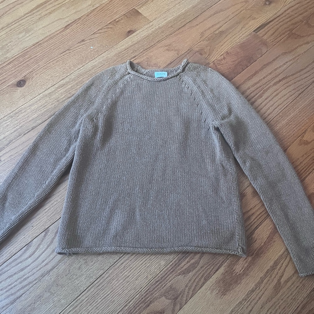 J crew xs brown sweater